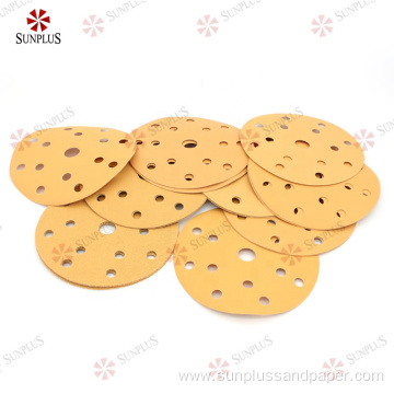 Automotive Gold Paper Adhesive Sanding Discs